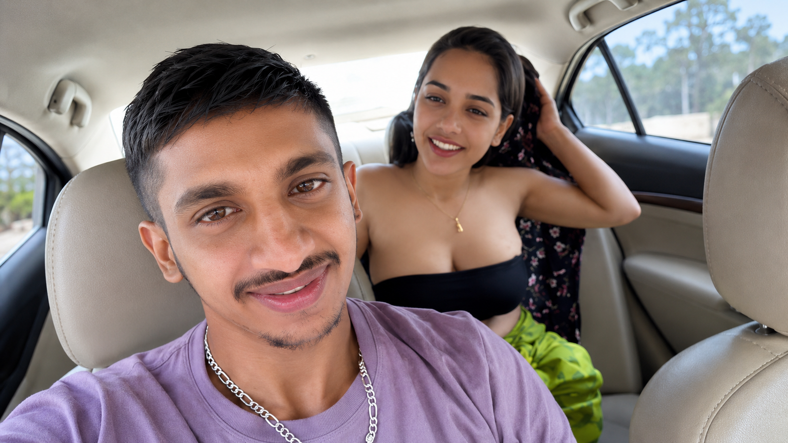 Beautiful Horny Indian Girl Fucking Inside Car